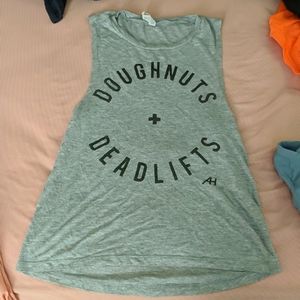 Cut out tank muscle tee